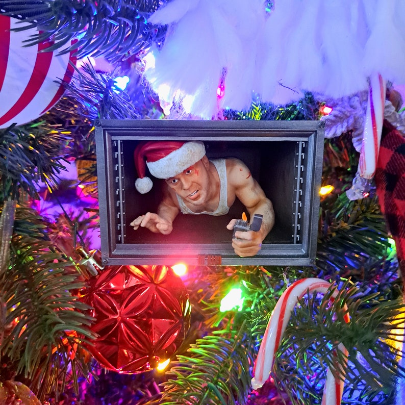 Die Hard Christmas Tree Ornament Etsy UK