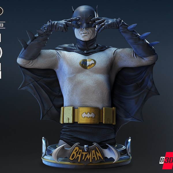 Adam West Batman Model Kit - Fan Made 1960s TV Series Edition