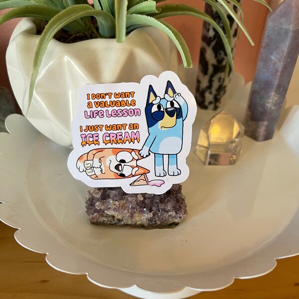 Bluey I Don T Want Etsy