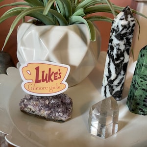 Luke’s Coffee Vinyl Sticker, Laptop Sticker, Water Bottle Sticker, Waterproof
