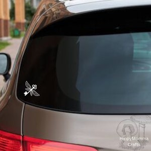 Adesivo de chave daedaliana, adesivo de janela, adesivo para laptop, adesivo para garrafa d'água
