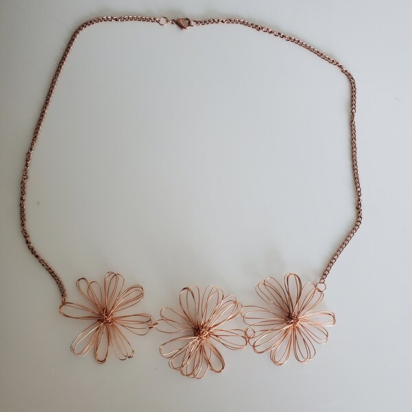 Wire Flower Etsy