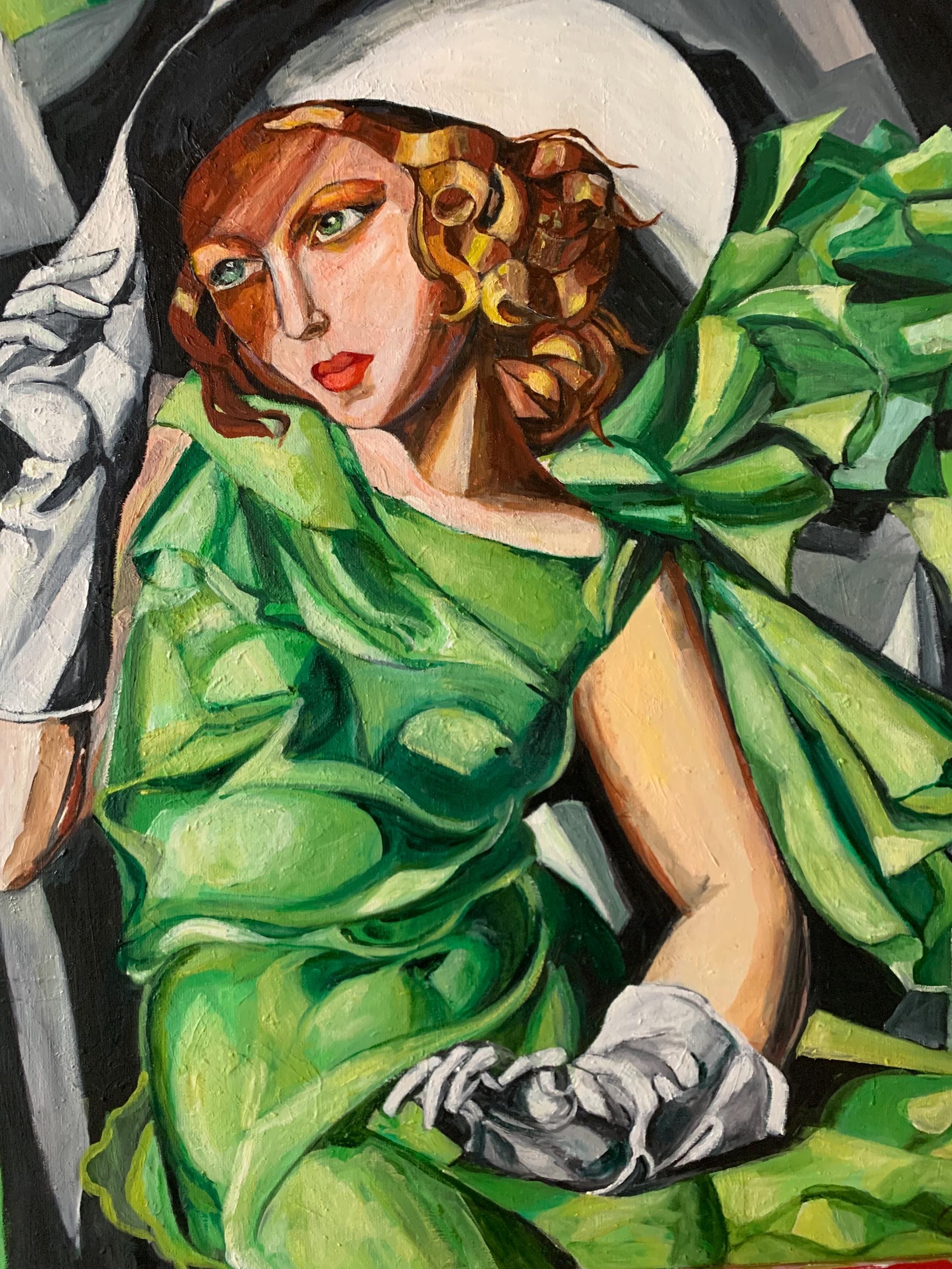 Young Girl in Green by Tamara De Lempicka - Etsy