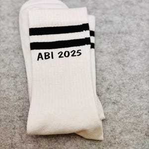 Tennissocken Abitur, Socken Abi 25. Schulabschluss 2025