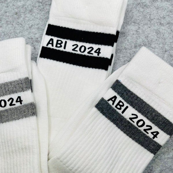 Tennissocken Abitur, Socken Abi 24