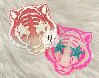 Star Eyes Tiger Freshie | Air Freshener | Vehicle Accessory | Car Scent