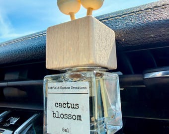 Car Diffuser Vent Clip | Bamboo Oil Diffuser, 8ml Glass Air Freshener