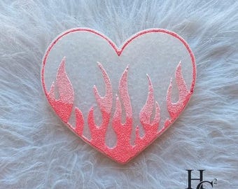 Flame Heart Freshie | Air Freshener | Vehicle Accessory | Car Scent