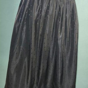 Vintage Liz Claiborne Black Midi Skirt Party Formal Sz 6 w Pockets