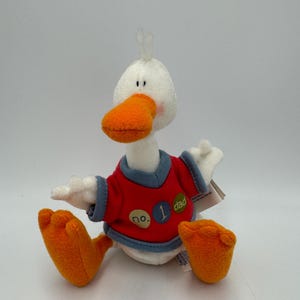 No 1 Dad Forever Friends Duck, peluche avec t-shirt (étiquette cadeau originale en papier inutilisée), marque de fabrique du Royaume-Uni, excellent cadeau/cadeau