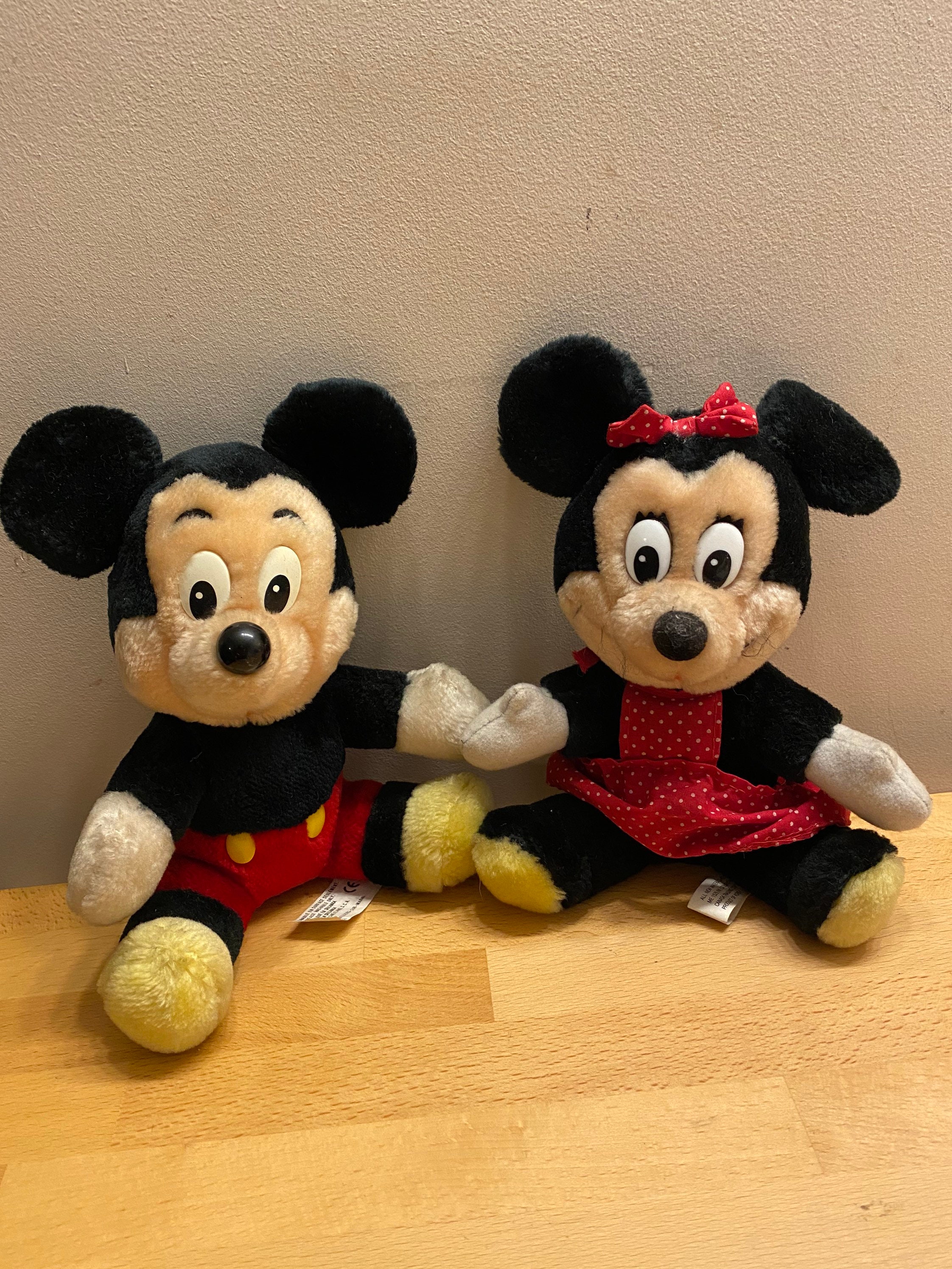 ぬいぐるみ mickey Minnie Retro stuffed toy New Disney Limited Release Vintage 90th Anniversary Mickey