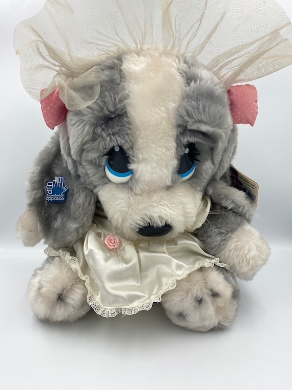 ✰•SadSam&Honey•犬ぬいぐるみ✰ Oversized 1988 'the Bride' Sad Sam Honey Retro Soft Plush Toy Dog