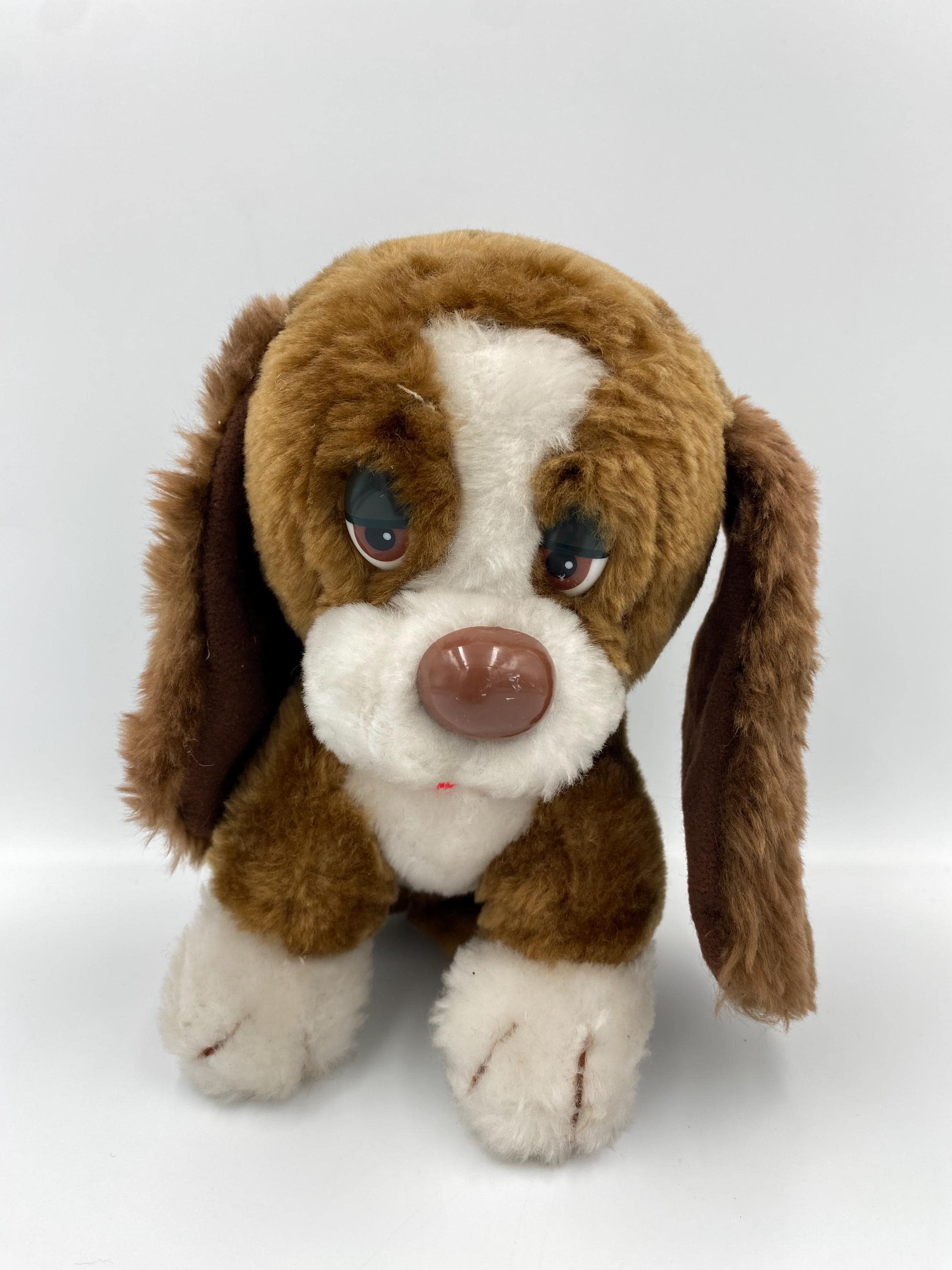 RainyEP BASI & THE BASIC BAND 12inch中古 Vintage 1980s Baxter the Bashful Basset Dog Soft Toy by Russ