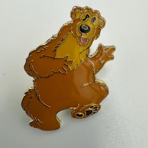 Spilla vintage Bear in Big Blue House degli anni '90, Jim Henson, condizioni eccellenti. Ottimo regalo/presente difficile da trovare