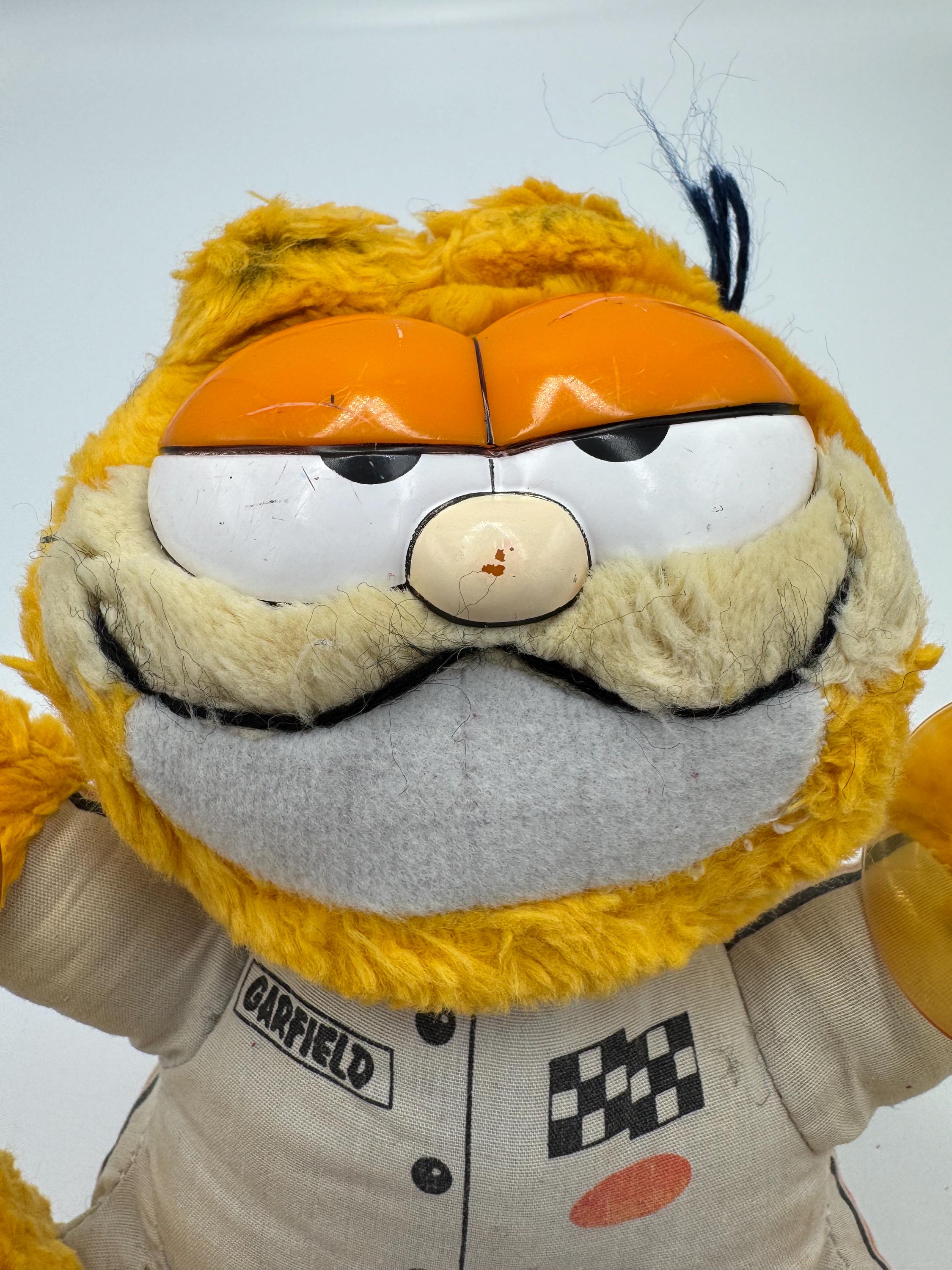 Garfield Swivel Head Cat 'hang On' Vintage Retro Soft Toy, Dakin