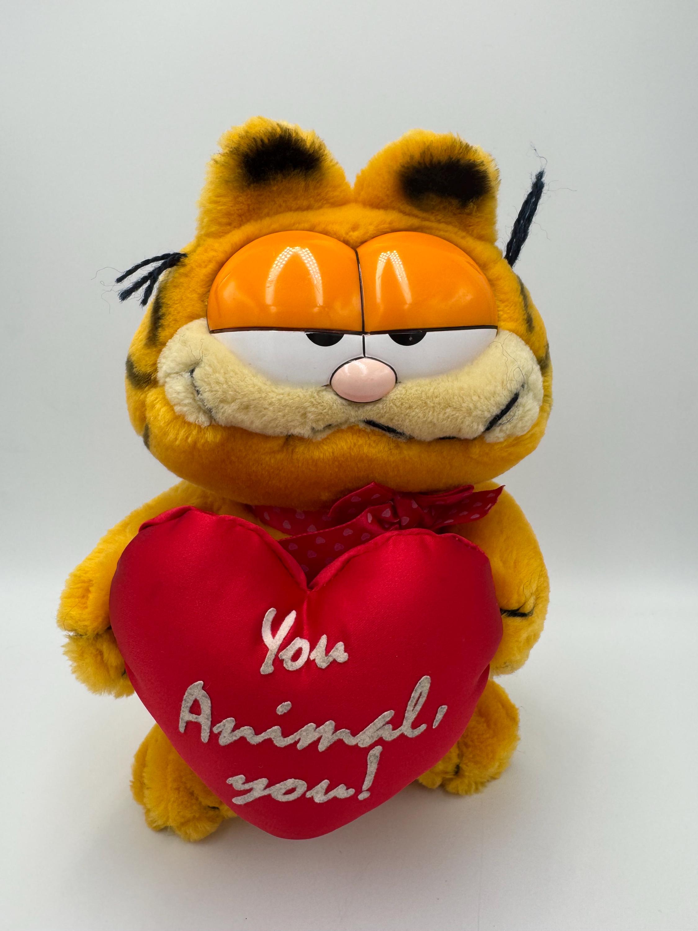【期間限定バラ売★激レア★タグ付】ガーフィールド 大きめぬいぐるみ　イヤマフ　冬 Garfield plush - Etsy 日本