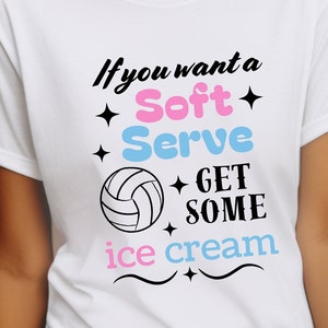 Voleibol SVG, saque suave svg, esportes svg, vôlei engraçado svg, saque svg, esportes svg, sorvete svg, voleibol de saque suave SVG PNG