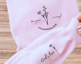 Christian Grace SVG: Bible Verse Shirt Design (Digital Download)