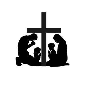 Oración svg, orando svg, orar svg, familia orando svg, orando familia svg, orar juntos svg, fe svg, cruz svg, Christian SVG PNG DXF