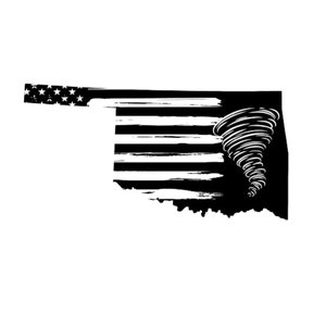 SVG patriótico, Oklahoma svg, tornado svg, patriótico ok svg, estado vermelho svg, estado svg, bandeira svg, eua svg, bandeira americana SVG DXF png