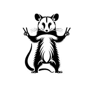 Gambá svg, gambá engraçado svg, gambá svg, gambá da paz svg, gambá da paz svg, gambá da paz svg, gambá engraçado SVG DXF PNG