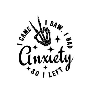 Angst svg, antisociale svg, misantropie svg, schattige angst svg, grappige angst svg, ik kwam svg, ik zag svg, angst vector in SVG, PNG en DXF