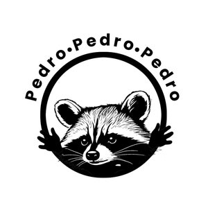 Svg Pedro, Pedro meme svg, svg pedro pedro, svg raton laveur drôle, svg pedro drôle, meme svg, svg raton laveur mignon, meme viral SVG PNG DXF
