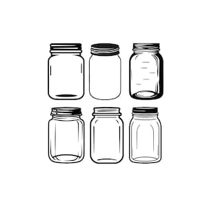 Potten svg, potten augurk svg, inmaakpotten svg, keukenpotten svg, lege potten svg, potten clipart, augurk potten clipart, SVG PNG DXF