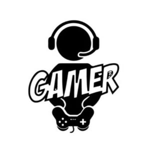 Gamer svg, gaming svg, game svg, game controller svg, Gamer gaming game controller headset vector file in SVG, DXF and EPS