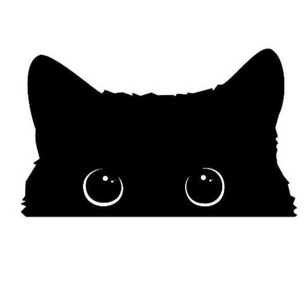 Peeking cat svg, at svg, kitten svg, pocket cat svg, cute cat svg, cute kitten svg, funny cat svg, cat vector file in SVG, DXF, PNG formats