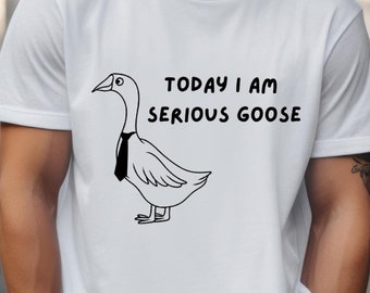 Dummer Gans SVG: Lustige Gans PNG, T-Shirt Design (digitaler Download)