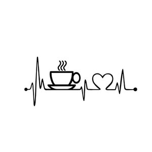 Tazza di caffè battito cardiaco in formato SVG, caffè in formato SVG, battito cardiaco in formato SVG, impulso del caffè in formato SVG, tazza di caffè in formato SVG, cucina in formato SVG, file vettoriale della cucina in SVG, DXF, EPS