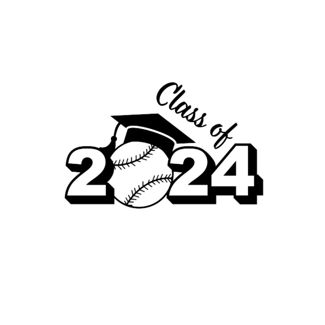 Class of 2024 Svg, Baseball Svg, 2024 Svg, Graduation Svg, Sports Svg