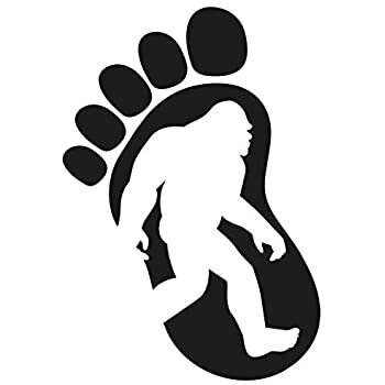 Bigfoot Big Foot Footprint Vector File in SVG DXF and EPS | Etsy