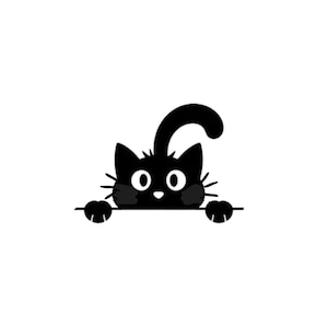 Katze svg, spähende Katze svg, Katze png, spähende Katze png, Kätzchen svg, Kätzchen png, süße Katze svg, Taschenkatze svg, Taschenkätzchen SVG DXF PNG