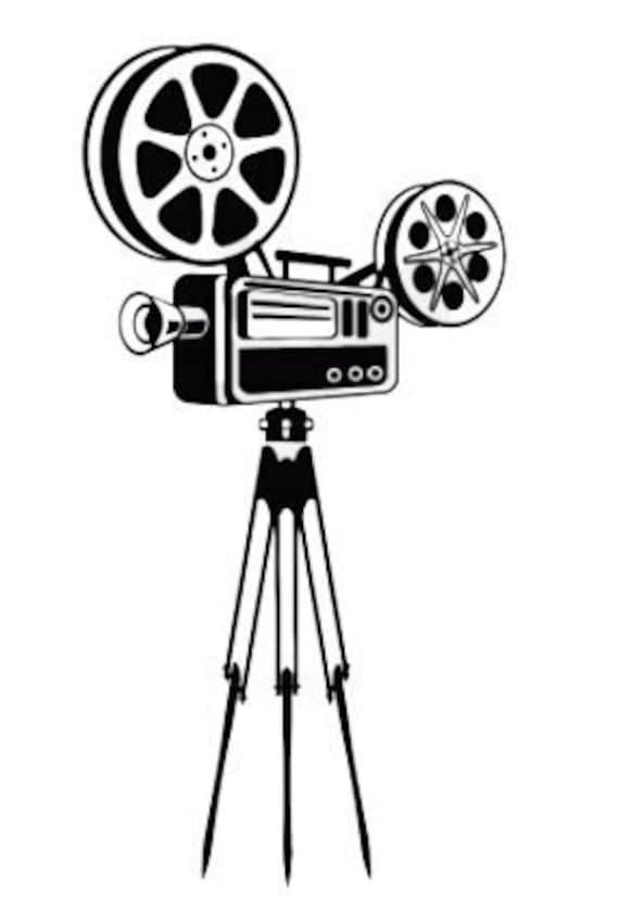 Vintage Movie Projector Svg, Projector Svg, Movie Svg, Reel Svg