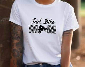 Dirt Bike Mom SVG Motocross Mother Cricut Cut File, Gameday Sports Racing PNG, Leopard Cheetah Print Team Clipart Commercial Use Art