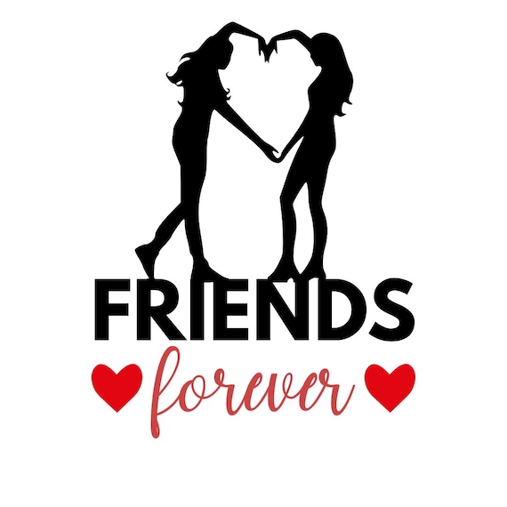 Friends Forever SVG: Heart Arms Design - T-shirt & Crafts (digital