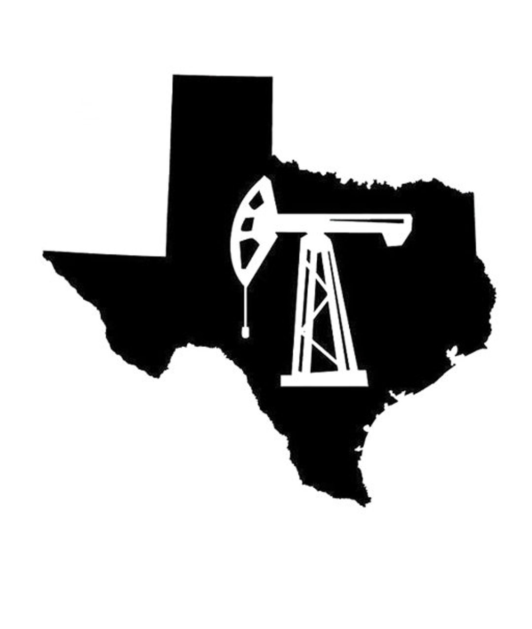 Texas Oilfield Oil Vector File in SVG DXF and EPS Formats for Etsy