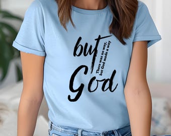 But God SVG: Christian Bible Verse Design (Digital Download)