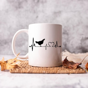 Svg poulet, svg de la vie à la ferme, svg de la ferme, amour des poulets svg, svg des battements de coeur de poulet, svg des amateurs de poulet, fichier vectoriel en SVG, DXF et EPS