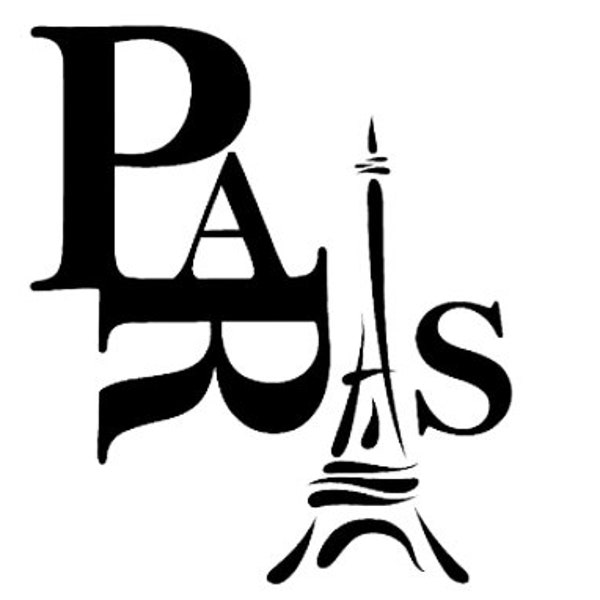 Paris France svg, Paris svg, Eiffel Tower svg, travel svg, Paris cut file, Paris clipart, Eiffel tower Paris vector file in SVG, DXF EPS