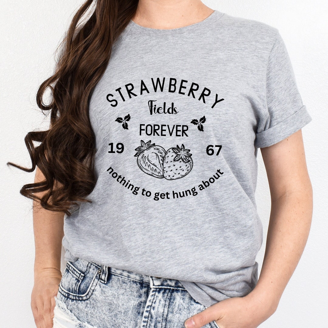 Strawberry Fields SVG Retro Music Cricut Cut File, Nothing to Get Hung ...