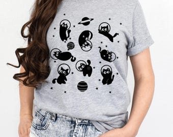 Cats in Space SVG: Funny Cat Planet Design (Digital Download)