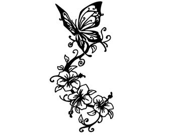 Full Front Lilly SVG, Lilly Cutting File, Flower SVG, Lilly Outline, Hand Drawn SVG File, Cutting File, Cut File, Commercial Use