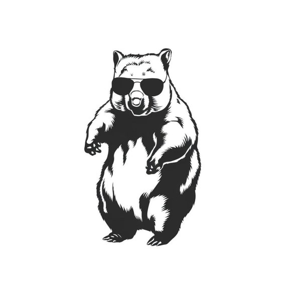 Wombat in Sunglasses SVG, PNG, DXF (digital Download) - Etsy