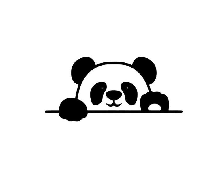 Kawaii Panda Bear Animal Icon Over White Background. Vector Illustration  Royalty Free SVG, Cliparts, Vectors, and Stock Illustration. Image 76632866.