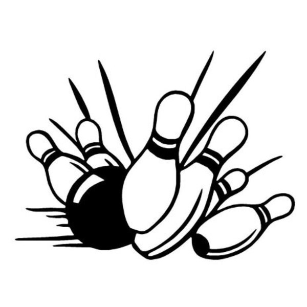 Quilles svg, svg bowling, épingles svg, svg bol, grève svg, svg boule de bowling, clipart bowling, fichier vectoriel bowling en SVG, DXF et PNG