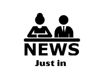 Funny News Anchor SVG, Anchorwoman Clipart (SVG, PNG)