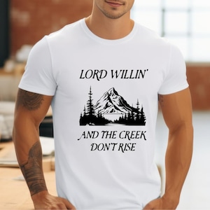 Lord Willing Creek SVG PNG DXF: Gráfico de montanha (download digital)